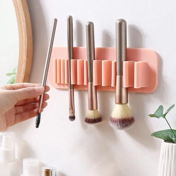 silicone brush holder