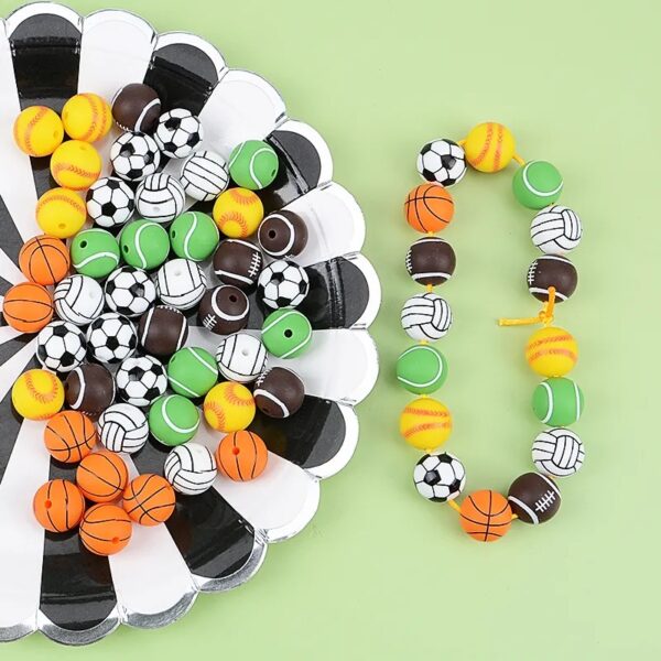silicone sport beads