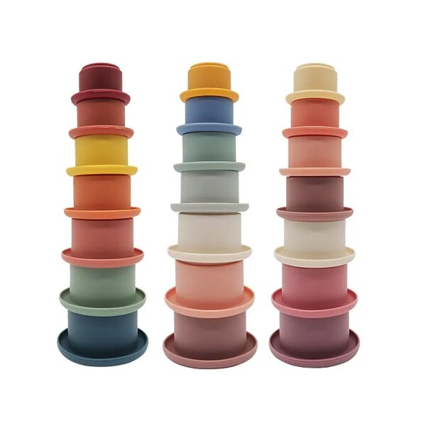 silicone stacking toy