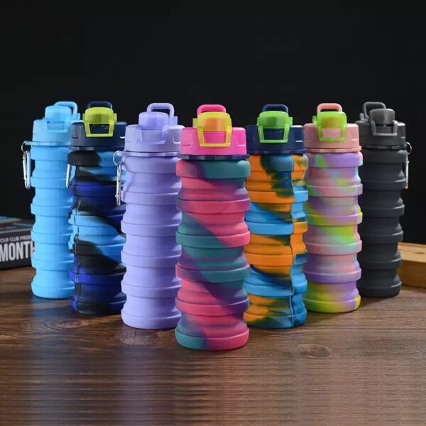 slicone sports water bottle